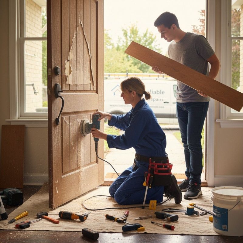 Entrance Door Repair in Conroe, TX