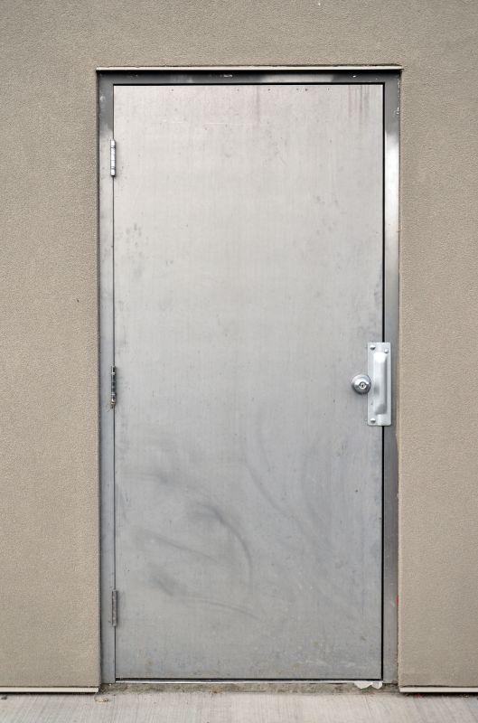 Security Door in Use