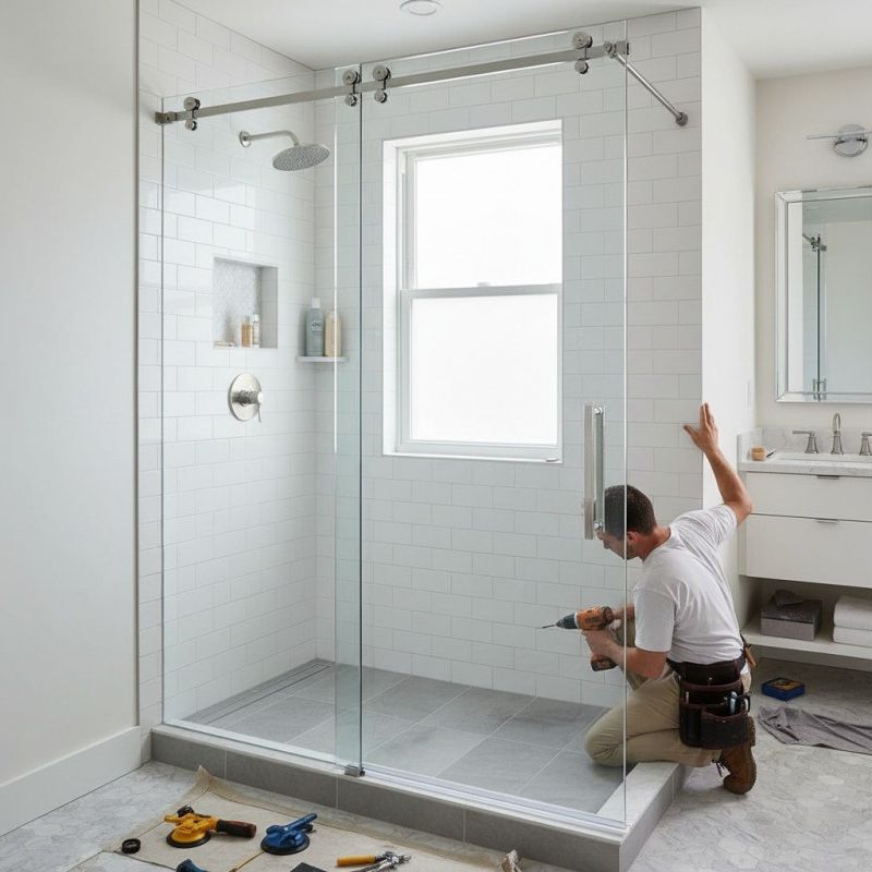 Shower Door Installation in Arvada, CO