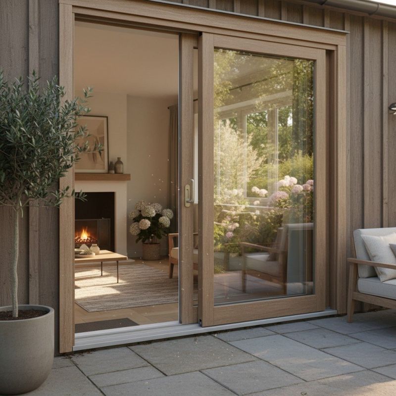 Wood Sliding Door Installation in Wilmington, NC