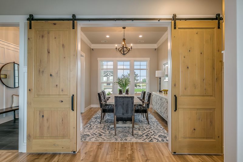 Wood Sliding Door Installation in Cary, NC
