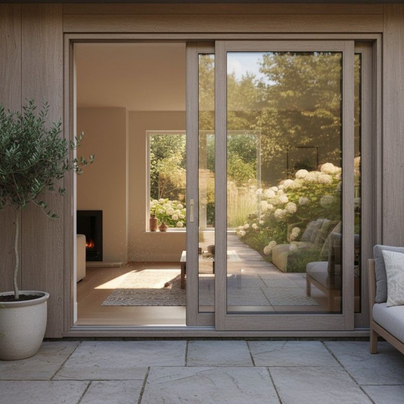 Wood Sliding Door Installation in Alpharetta, GA